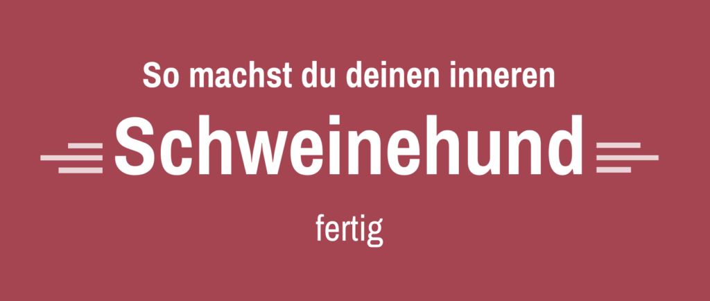 Dein innerer Schweinehund So machst du ihn fertig Sprachenlust