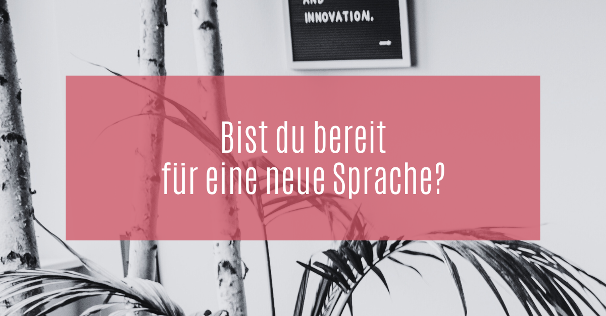 neue Sprache lernen